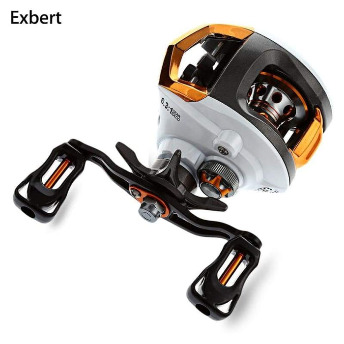 12+1 Bearings Waterproof Left / Right Hand Baitcasting Fishing Reel High Speed with Magnetic Brake System - NAKHIL