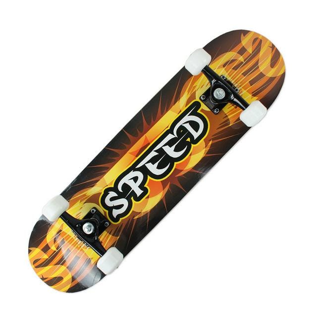 Printing Street 19cm Long Skateboard Complete Graffiti Style Professional Wooden Maple - NAKHIL