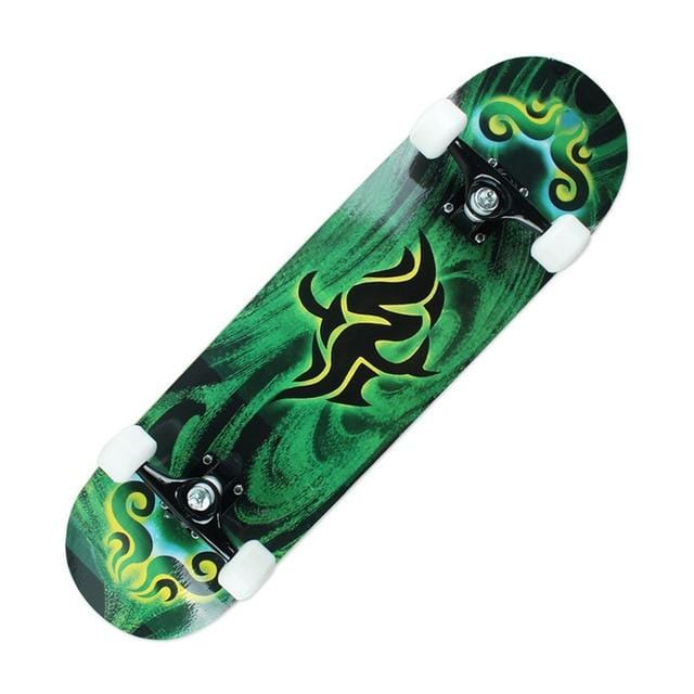 Printing Street 19cm Long Skateboard Complete Graffiti Style Professional Wooden Maple - NAKHIL