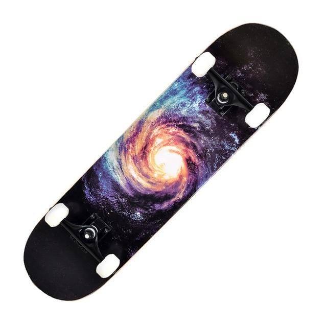 Printing Street 19cm Long Skateboard Complete Graffiti Style Professional Wooden Maple - NAKHIL