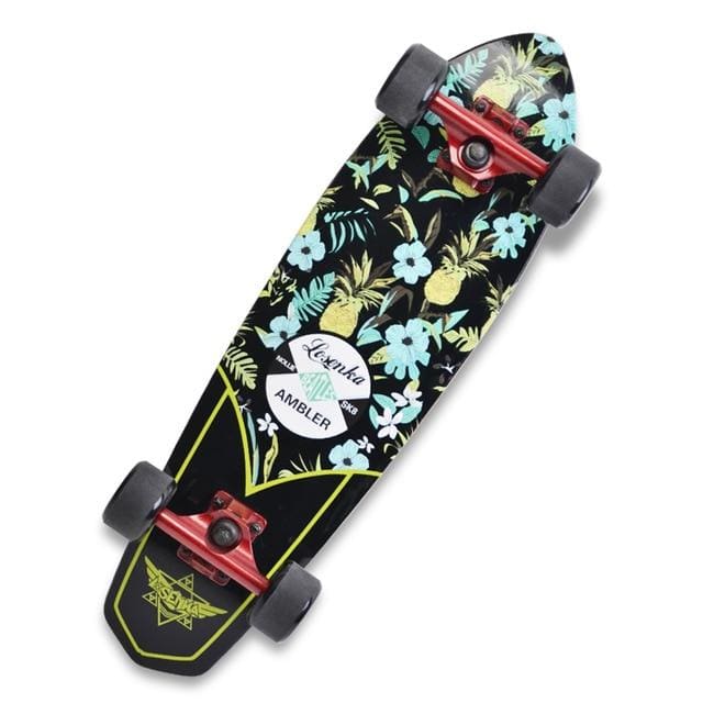 Printing Street 28" Long Skateboard Complete Retro Graffiti Style Cruiser Maple - NAKHIL