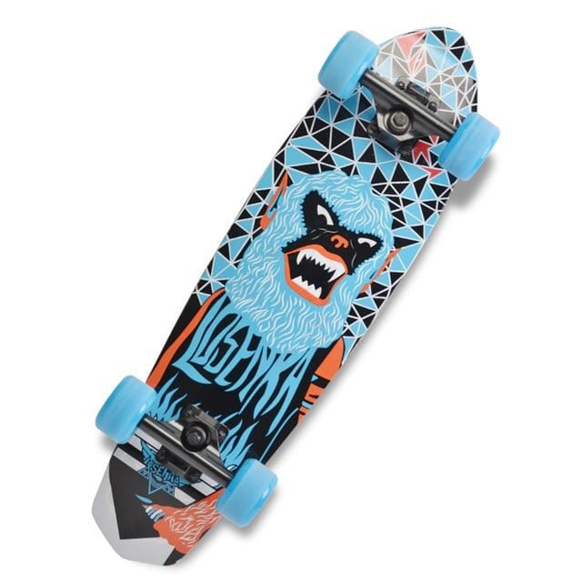 Printing Street 28" Long Skateboard Complete Retro Graffiti Style Cruiser Maple - NAKHIL