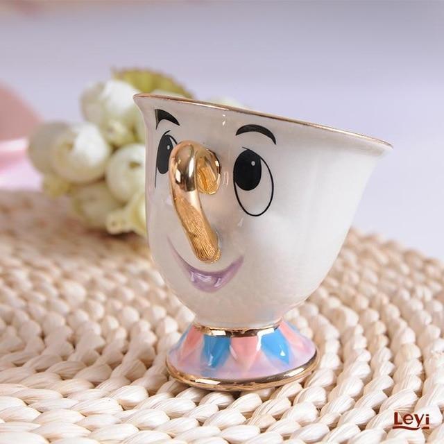 New Cartoon Beauty And The Beast Teapot Mug Mrs Potts Chip Tea Pot Cup One Set Lovely Gift Fast Post - NAKHIL