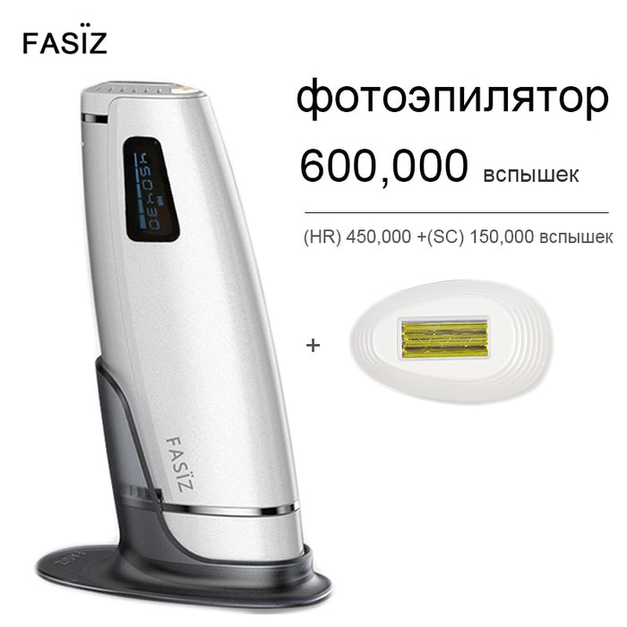 Fasiz 450K Flash IPL Epilator Permanent Hair Removal LCD Display 5 Levels Bikini Trimmer - NAKHIL