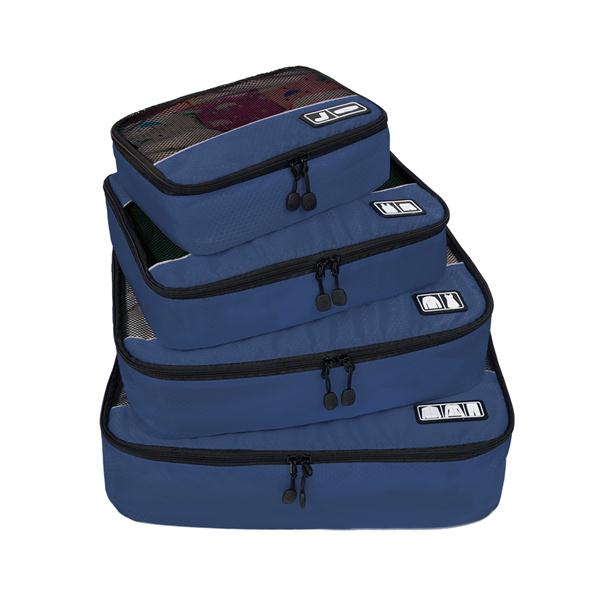 Breathable Travel Bag 4 Set Packing Cubes Luggage Organizers Fit 23" Carry on Suitcase - NAKHIL