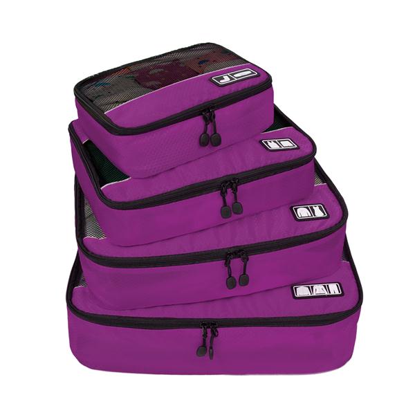 Breathable Travel Bag 4 Set Packing Cubes Luggage Organizers Fit 23" Carry on Suitcase - NAKHIL