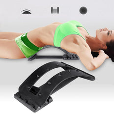 Magic Back Massage Stretcher Fitness Equipment Relax Lumbar Support Pain Relief - NAKHIL