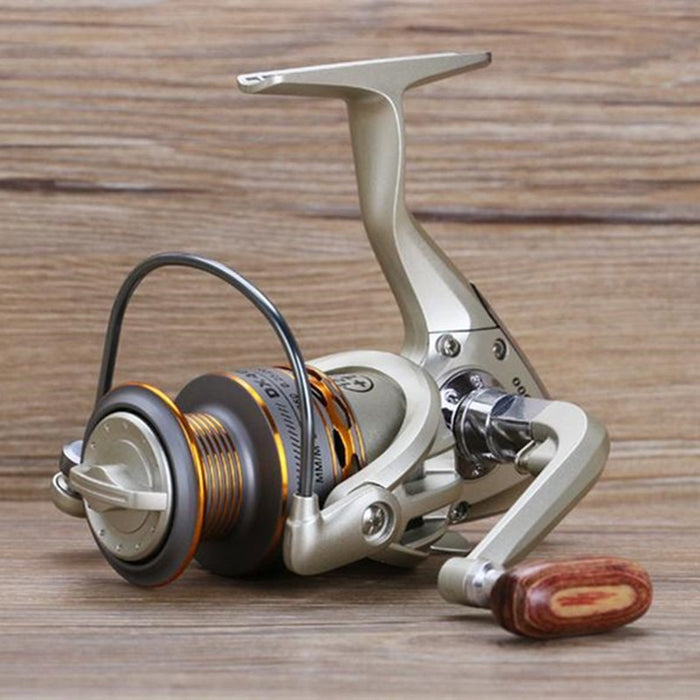 Fishing coil Wooden handshake 12+ 1BB Spinning Reel Professional Metal Left/Right Hand - NAKHIL