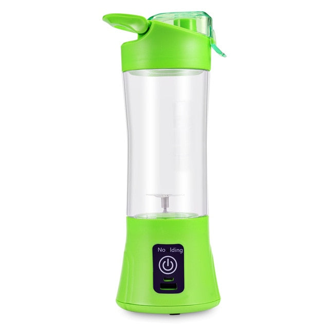 400ml Portable Blender Rechargeable Automatic Vegetable Fruit Juice Maker Cup Mixer Bottle - NAKHIL