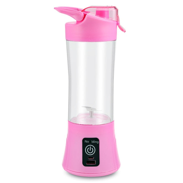 400ml Portable Blender Rechargeable Automatic Vegetable Fruit Juice Maker Cup Mixer Bottle - NAKHIL