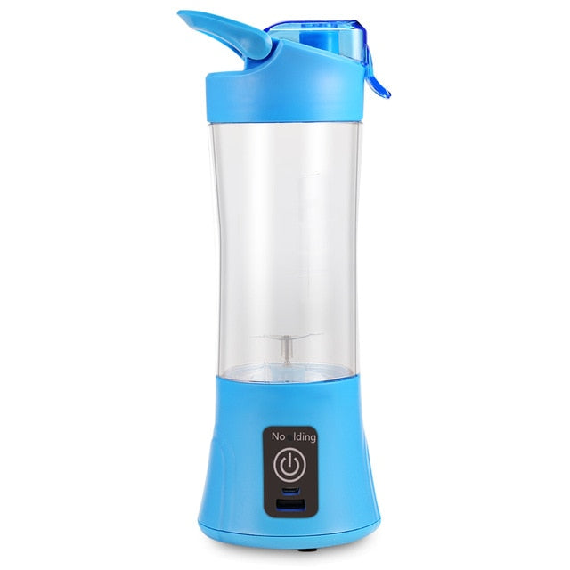 400ml Portable Blender Rechargeable Automatic Vegetable Fruit Juice Maker Cup Mixer Bottle - NAKHIL