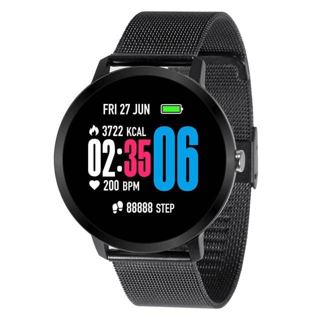 V11 Smartwatch IP67 waterproof Tempered glass Activity Fitness tracker Heart rate monitor - NAKHIL