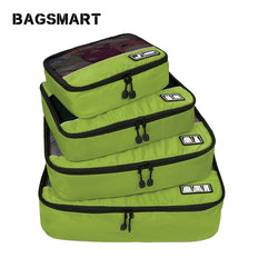 Breathable Travel Bag 4 Set Packing Cubes Luggage Organizers Fit 23" Carry on Suitcase - NAKHIL