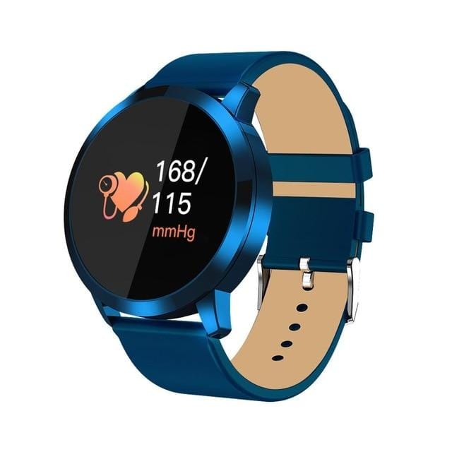 Q8 Smartwatch OLED Color Screen Fitness Tracker Heart Rate Blood Pressure Oxygen - NAKHIL