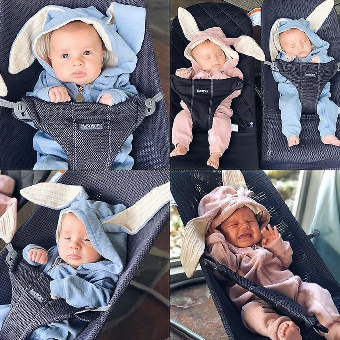 Newborn Baby Girls Boys Clothing Romper Cotton Long Sleeve Jumpsuit Playsuit 2019 Spring Bunny Outfits One piecer 3D Ear Clothes - NAKHIL