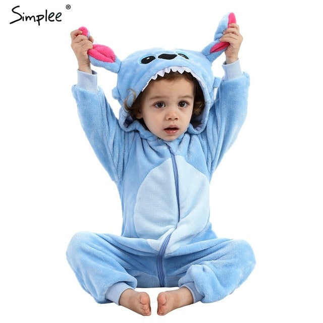 Baby unicorn pajamas animal shape Kids unicorn pajamas jumpsuit children sleepers Panda pajama unicorn onesie pajamas - NAKHIL