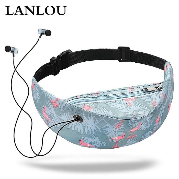 New waterproof women waist bag High Quality girls Travelling Fanny Pack Mobile Phone Waist Pack for women designer Belt bags - NAKHIL