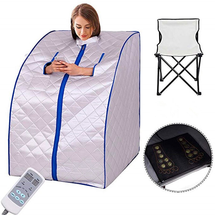 Infrared Sauna Folding Home Spa Dry Portable Bath Room Lose Weight  Cabin - NAKHIL